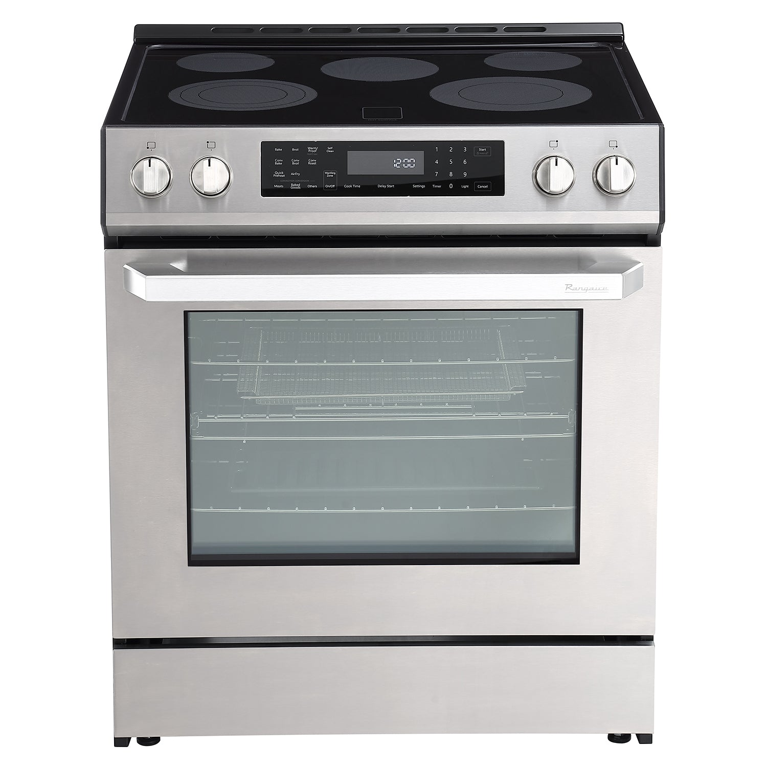 Rangaire 30" Electric Range Self-cleaning Air Fry True Convection Oven Slide-in Stainless Steel RRE303GS - Tampa Home & Garden Store