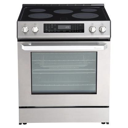Rangaire 30" Electric Range Self-cleaning Air Fry True Convection Oven Slide-in Stainless Steel RRE303GS - Tampa Home & Garden Store