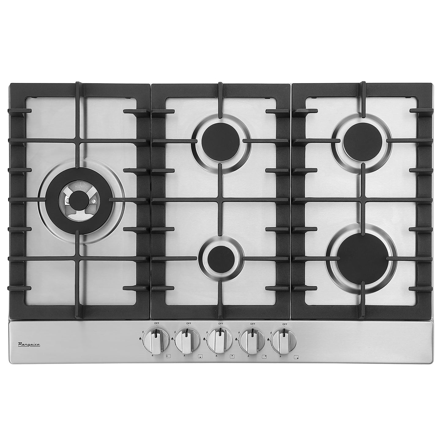 Rangaire 30" Gas Cooktop 5 Burners Stainless Steel RCG301S - Tampa Home & Garden Store