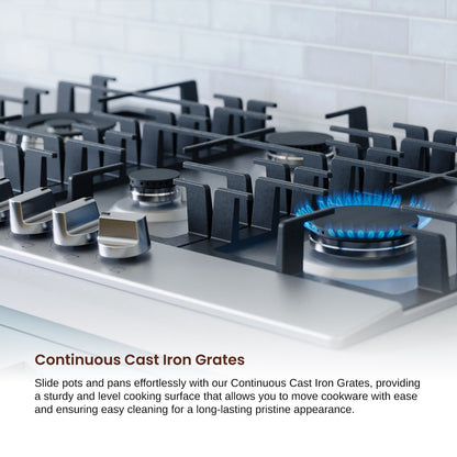 Rangaire 30" Gas Cooktop 5 Burners Stainless Steel RCG301S - Tampa Home & Garden Store