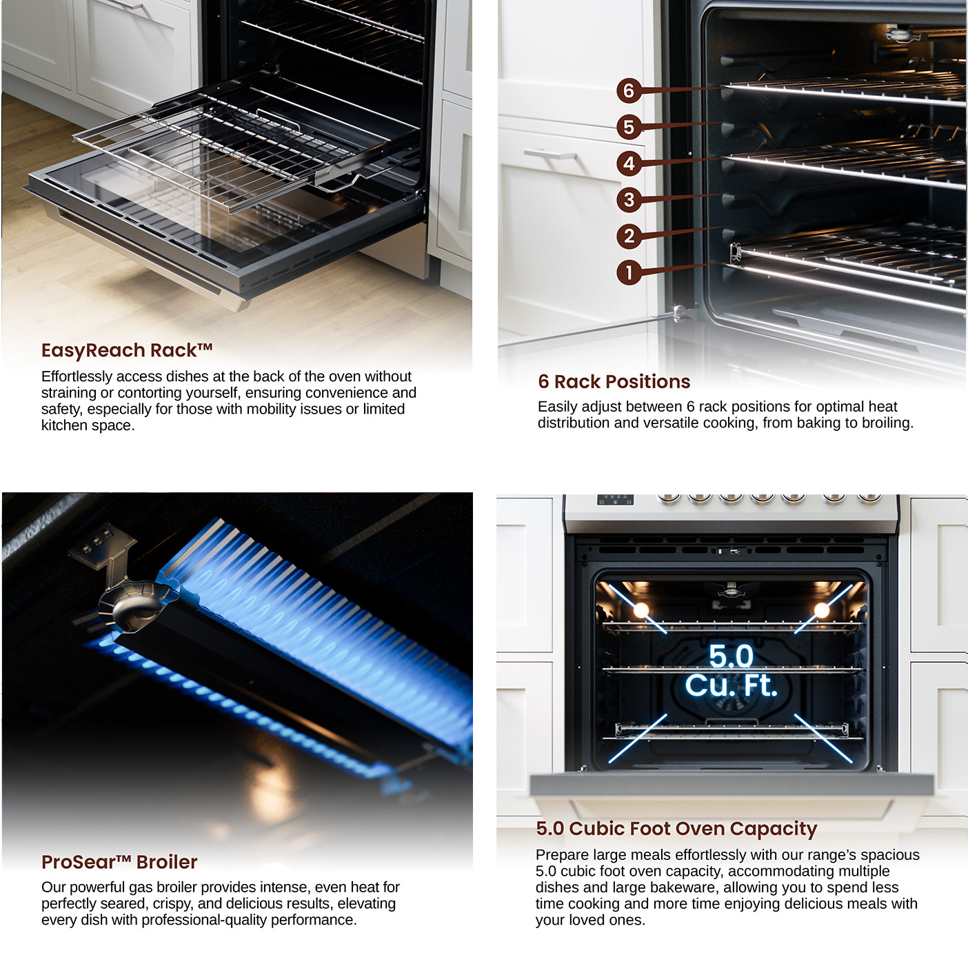 Rangaire 30" Gas Range Convection Oven Slide-in Stainless Steel RRG303TS - Tampa Home & Garden Store