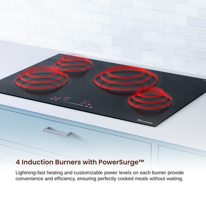 Rangaire 30" Induction Cooktop 4 Burners RCI301S - Tampa Home & Garden Store