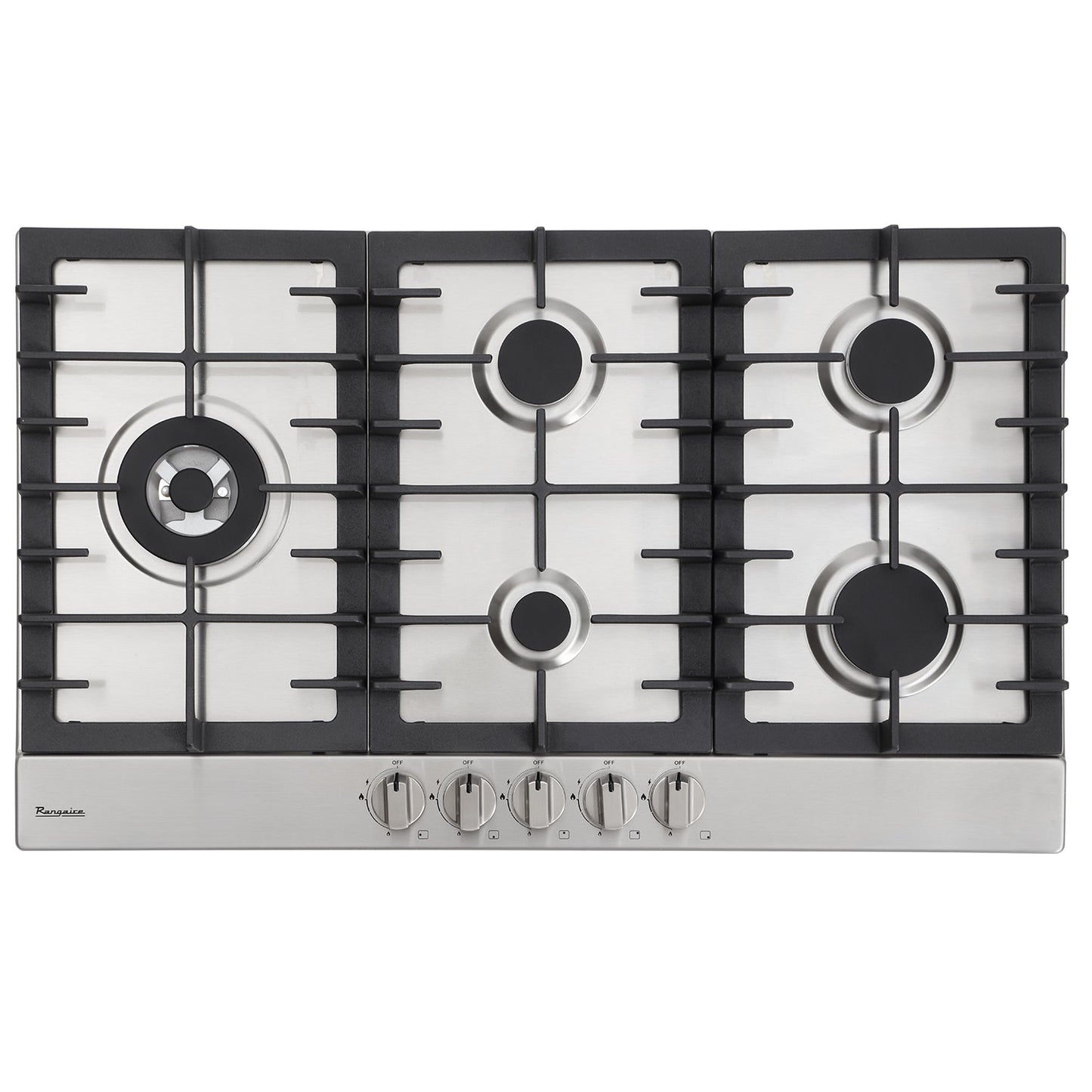 Rangaire 34" Gas Cooktop 5 Burners Stainless Steel RCG341S - Tampa Home & Garden Store