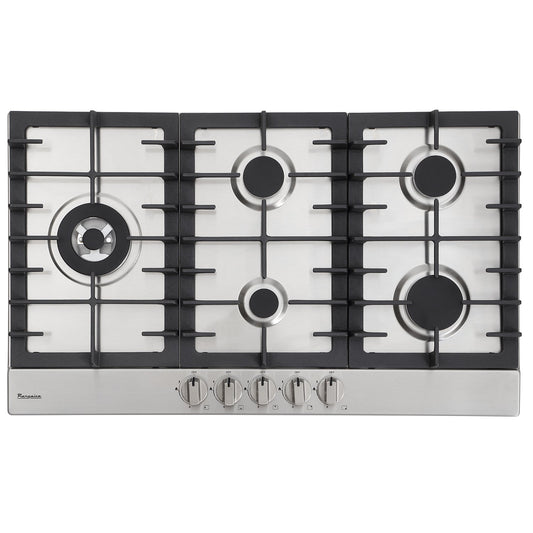 Rangaire 34" Gas Cooktop 5 Burners Stainless Steel RCG341S - Tampa Home & Garden Store