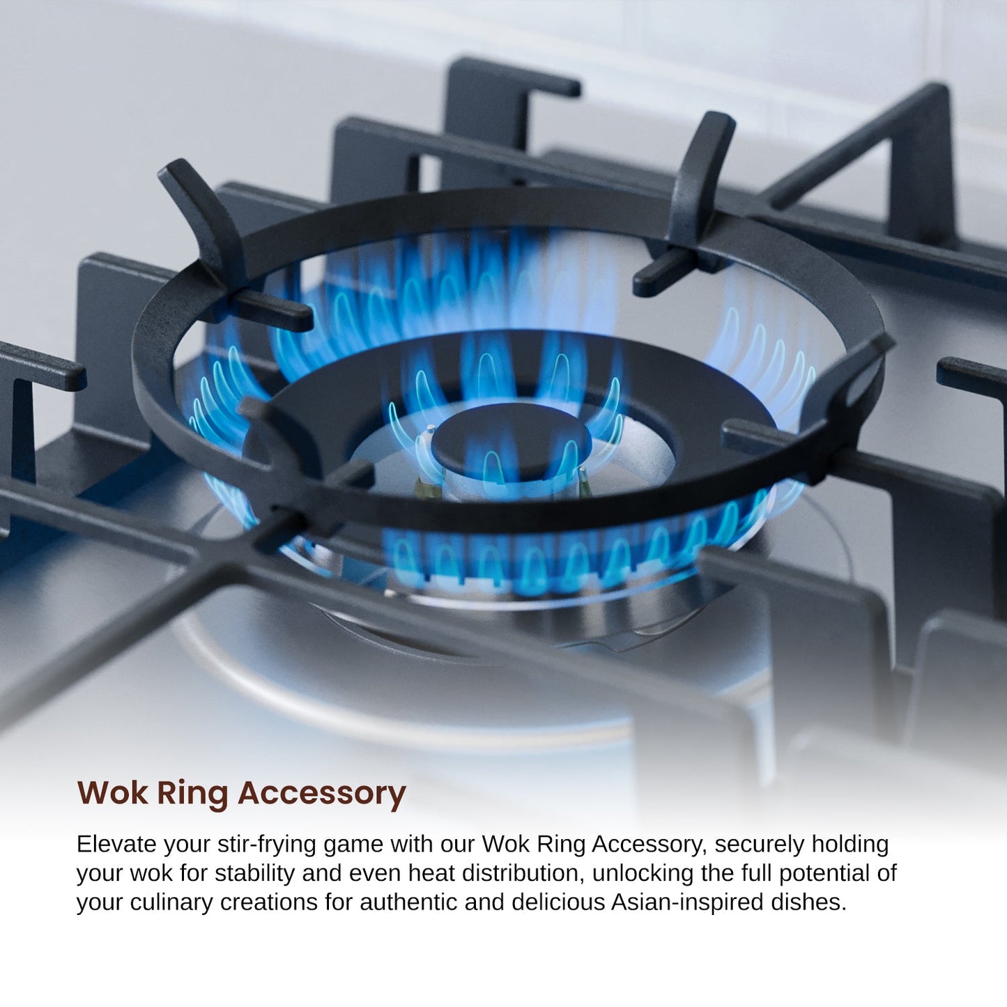 Rangaire 34" Gas Cooktop 5 Burners Stainless Steel RCG341S - Tampa Home & Garden Store