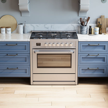 Rangaire 36" Gas Range Convection Oven Freestanding Stainless Steel RRG361TS - Tampa Home & Garden Store
