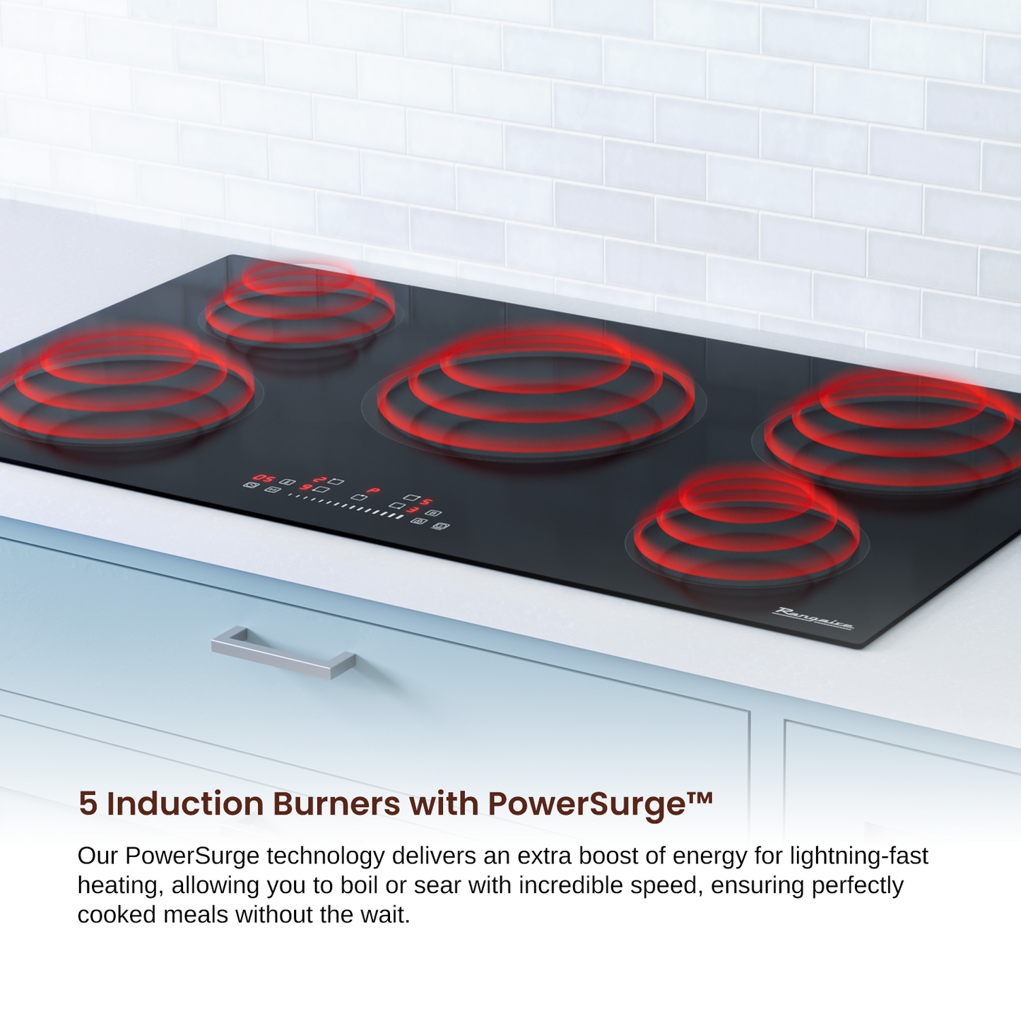 Rangaire 36" Induction Cooktop 5 Burners RCI361S - Tampa Home & Garden Store