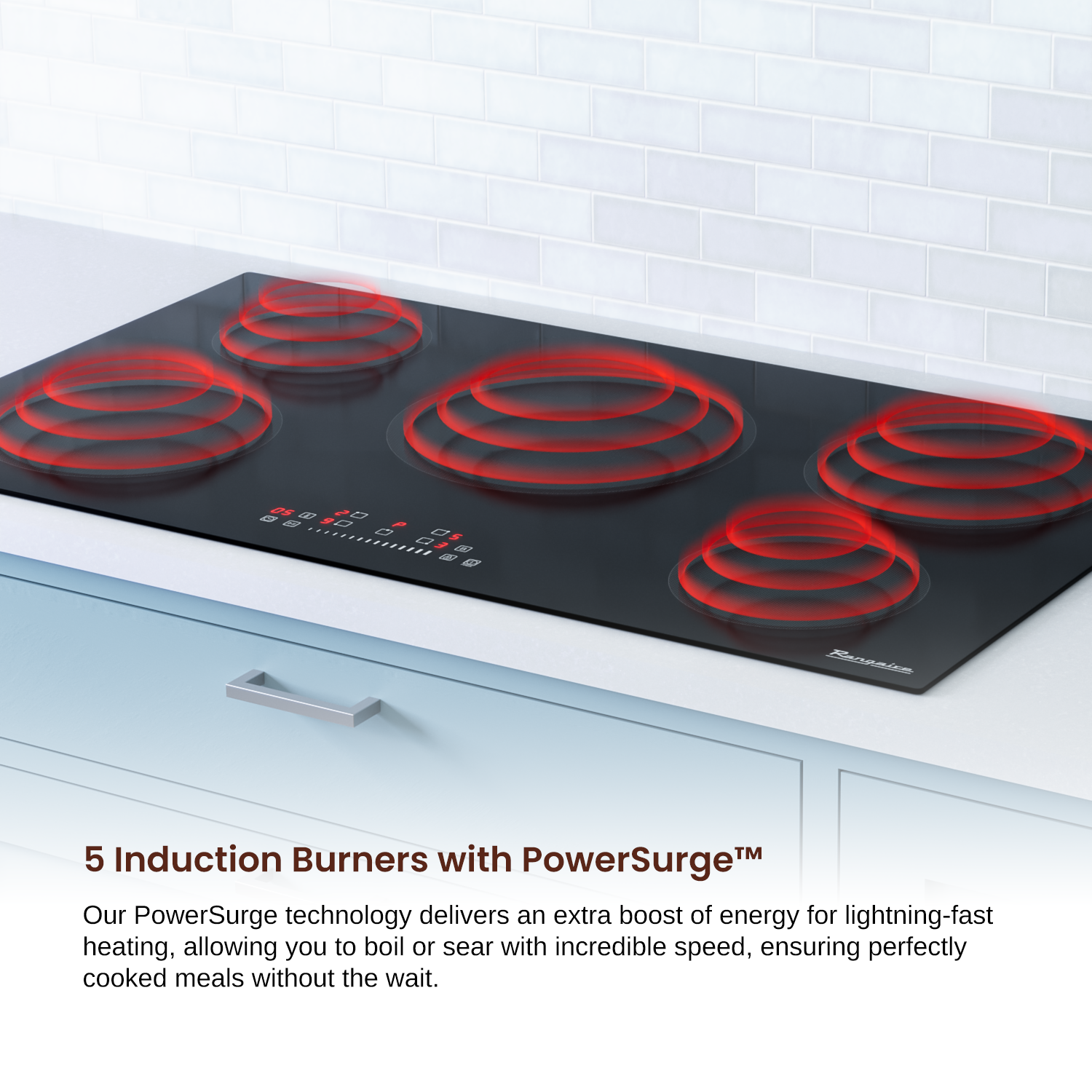 Rangaire 36" Induction Cooktop 5 Burners RCI361S - Tampa Home & Garden Store