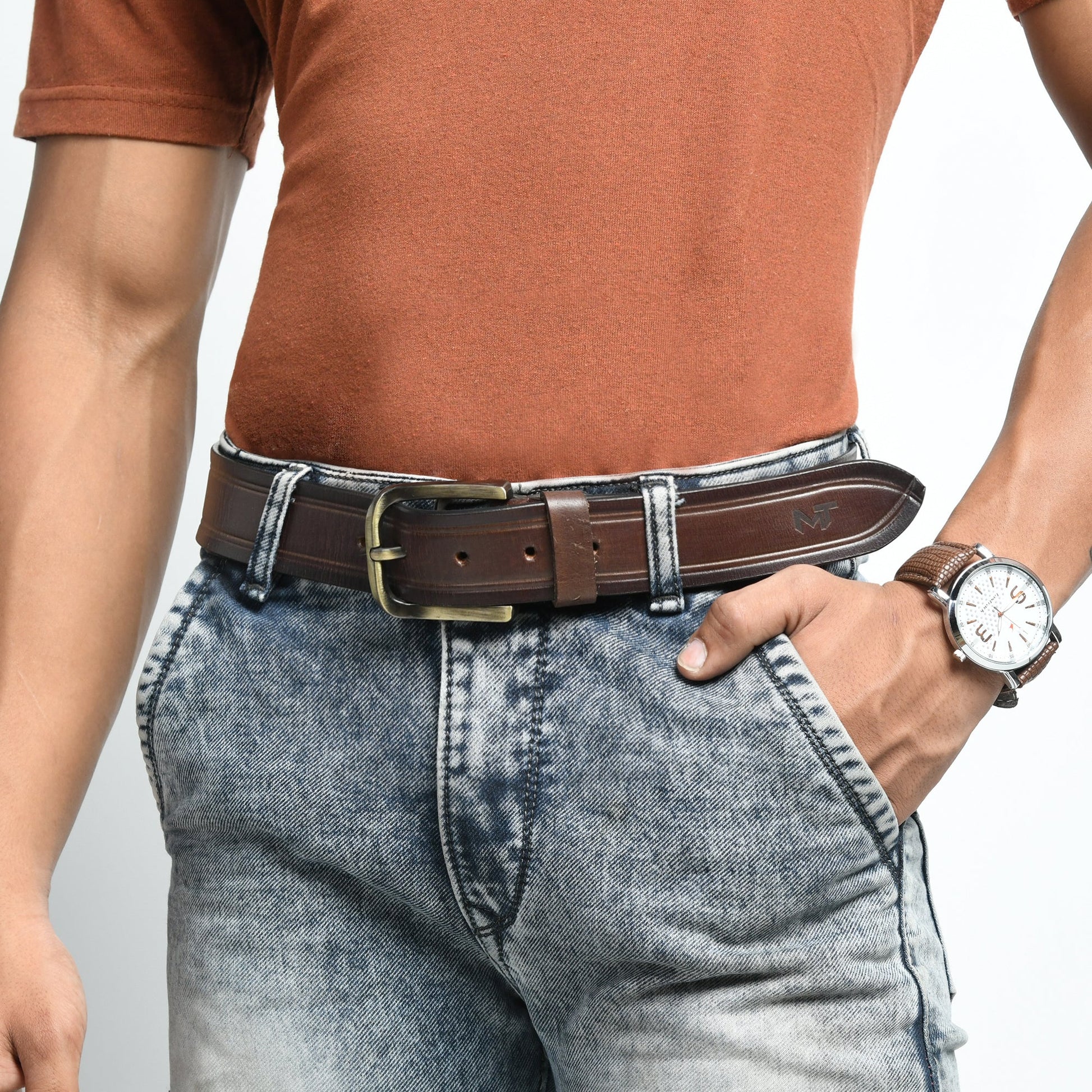 Ranger Leather Belt for Men - Tampa Home & Garden Store