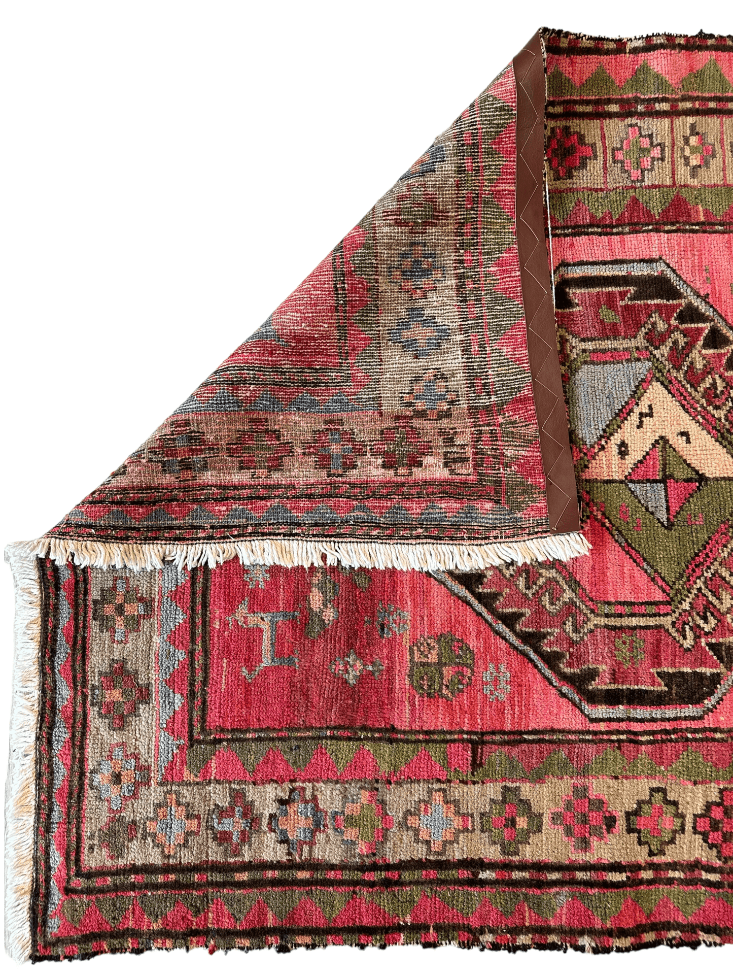 Rare Antique Handmade Caucasian Runner Rug 3’7" x 9’2" - Tampa Home & Garden Store