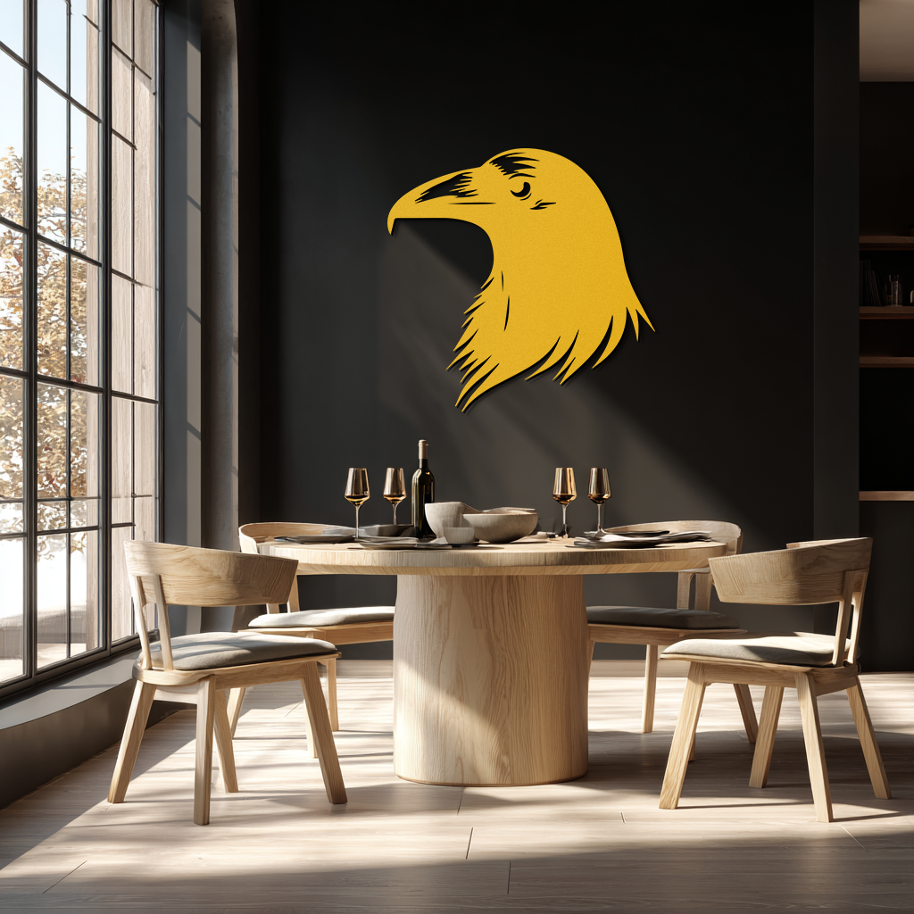 Raven Metal Wall Art - Mysterious Crow Silhouette Decor- KAF277 - Tampa Home & Garden Store