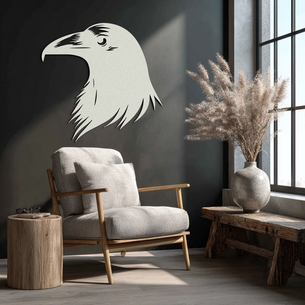 Raven Metal Wall Art - Mysterious Crow Silhouette Decor- KAF277 - Tampa Home & Garden Store