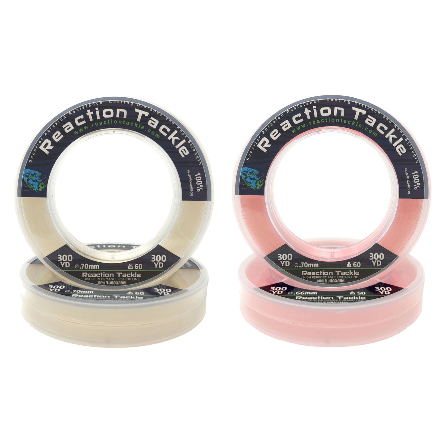 Reaction Tackle 100% Pure Fluorocarbon Fishing Line - Tampa Home & Garden Store