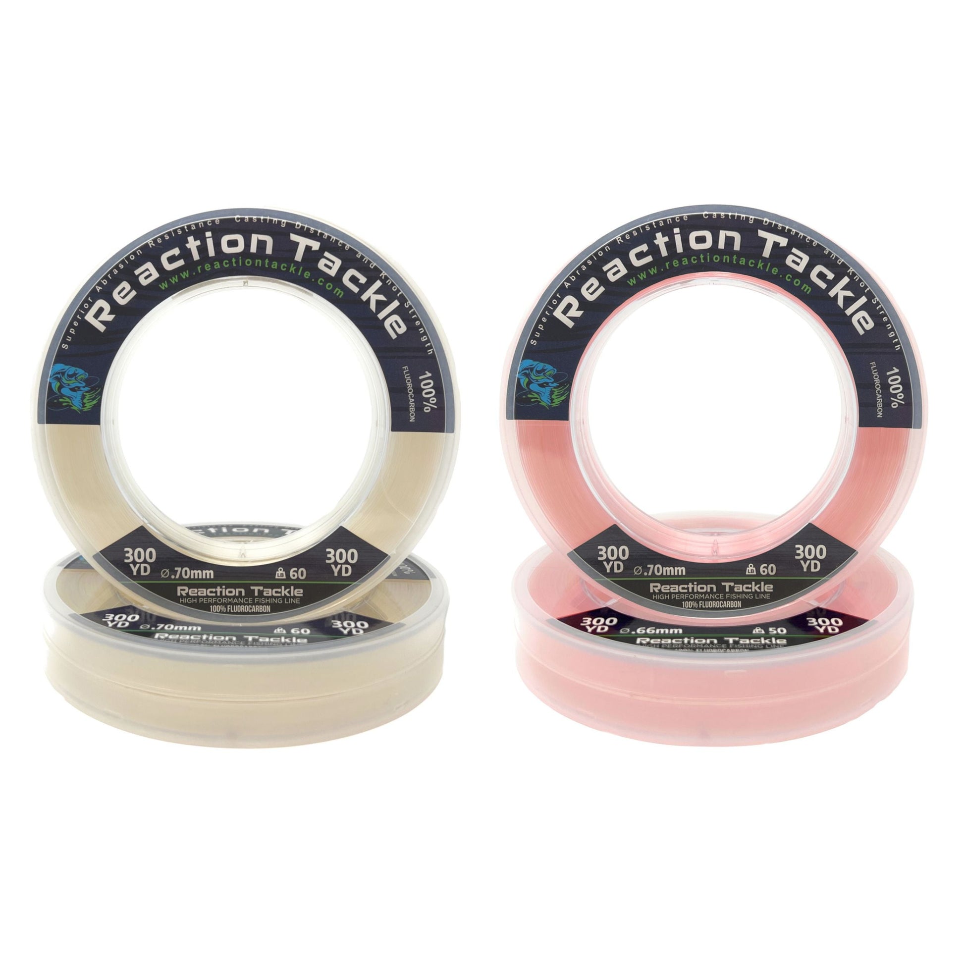 Reaction Tackle 100% Pure Fluorocarbon Fishing Line - Tampa Home & Garden Store