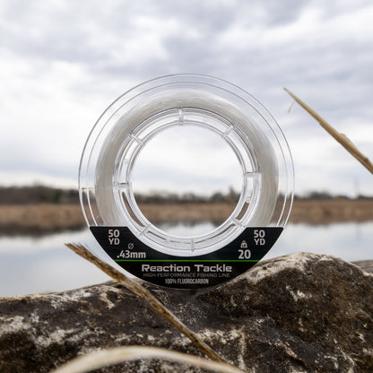 Reaction Tackle 100% Pure Fluorocarbon Fishing Line - Tampa Home & Garden Store