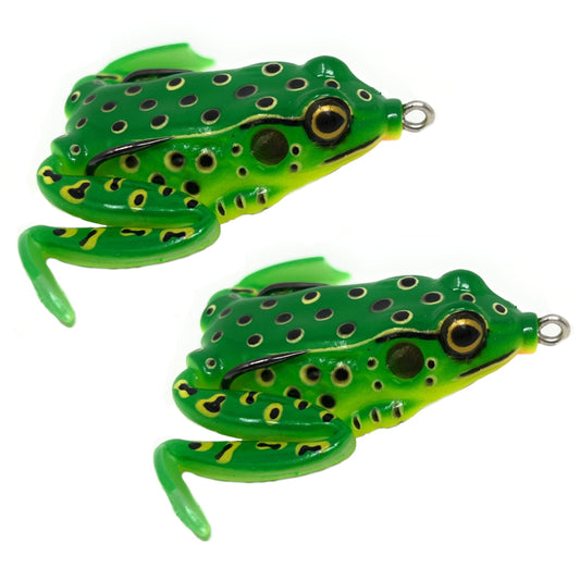 Reaction Tackle 2.25" Hollow Body Frogs with Swimming Legs (2-Pack) - Tampa Home & Garden Store