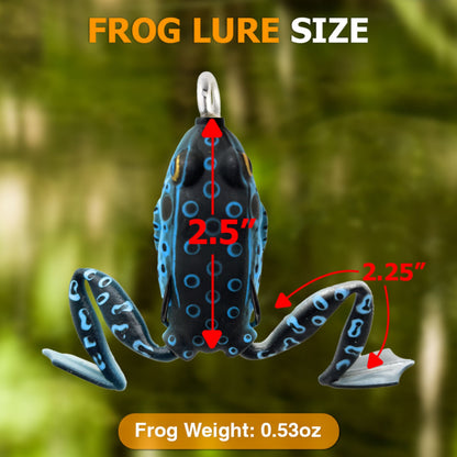 Reaction Tackle 2.25" Hollow Body Frogs with Swimming Legs (2-Pack) - Tampa Home & Garden Store