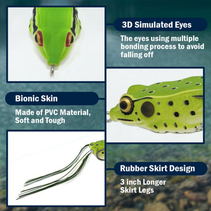 Reaction Tackle 2.5" Hollow Body Frogs / 2-Pack - Tampa Home & Garden Store