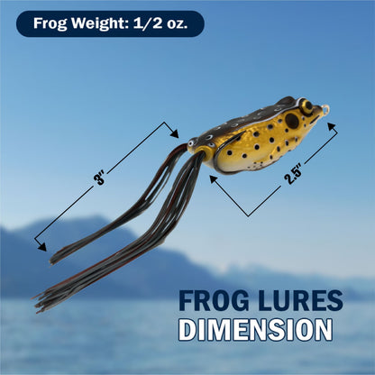 Reaction Tackle 2.5" Hollow Body Frogs / 2-Pack - Tampa Home & Garden Store