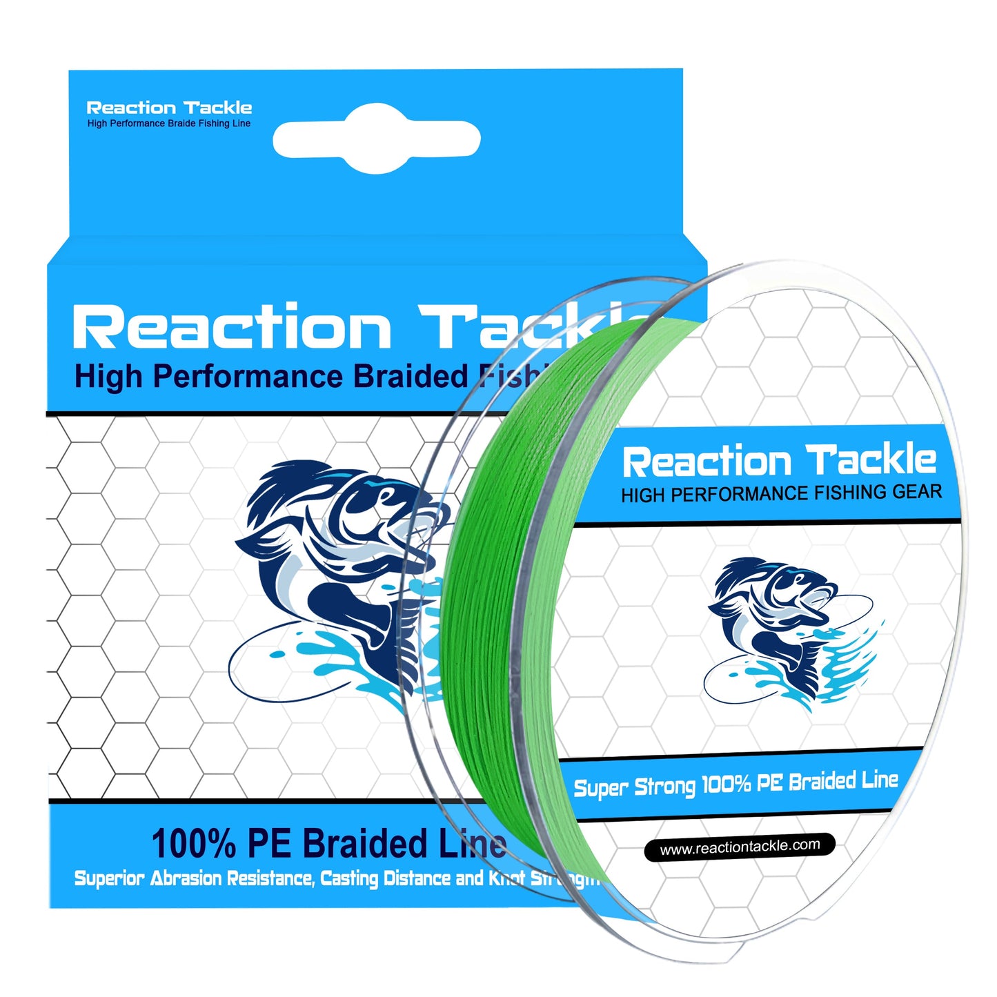 Reaction Tackle 9 Strand Braided Fishing Line - Tampa Home & Garden Store