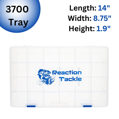 Reaction Tackle Basic Tackle Tray- Affordable, Lightweight Design with 2 Secure Clips - Tampa Home & Garden Store