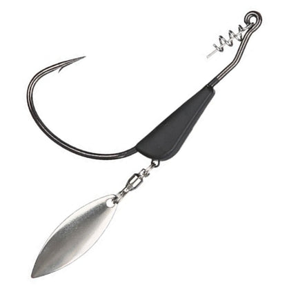 Reaction Tackle Bladed/Tungsten Weighted Swimbait Hooks- 3-Pack - Tampa Home & Garden Store
