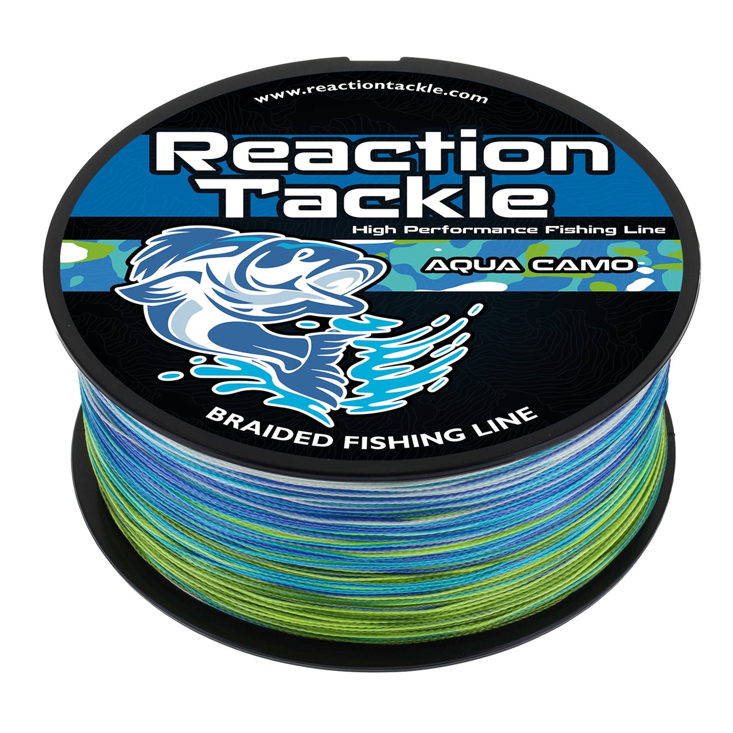 Reaction Tackle Braided Fishing Line - Aqua Camo - Tampa Home & Garden Store