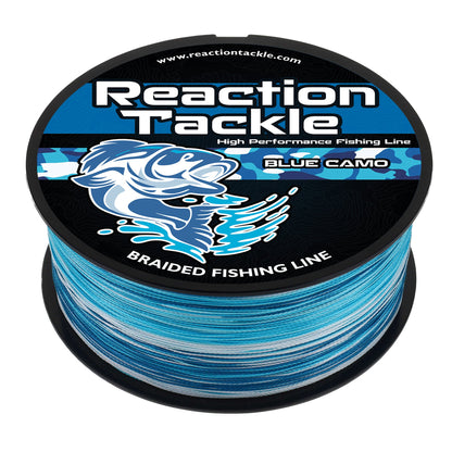 Reaction Tackle Braided Fishing Line - Blue Camo - Tampa Home & Garden Store
