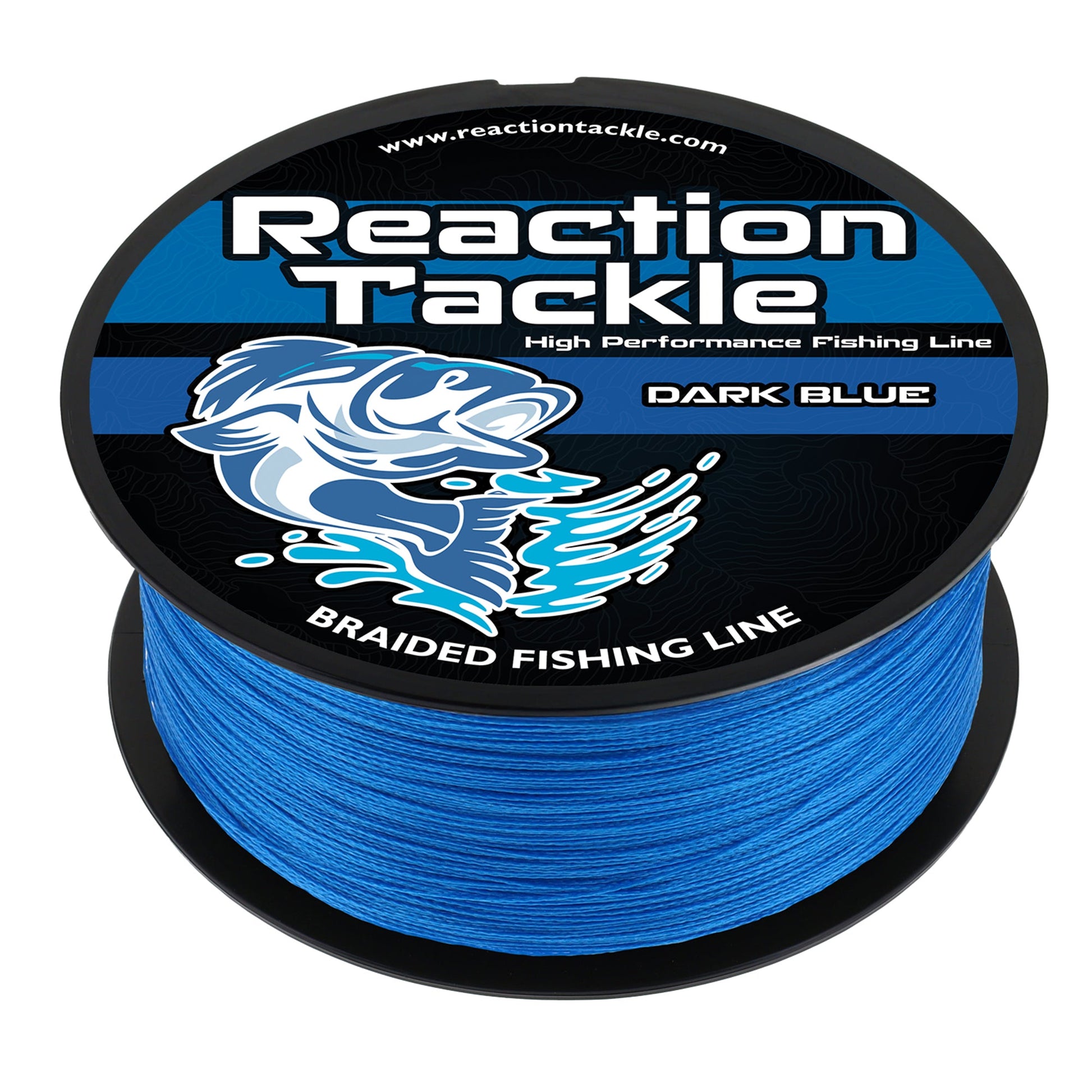 Reaction Tackle Braided Fishing Line - Dark Blue - Tampa Home & Garden Store