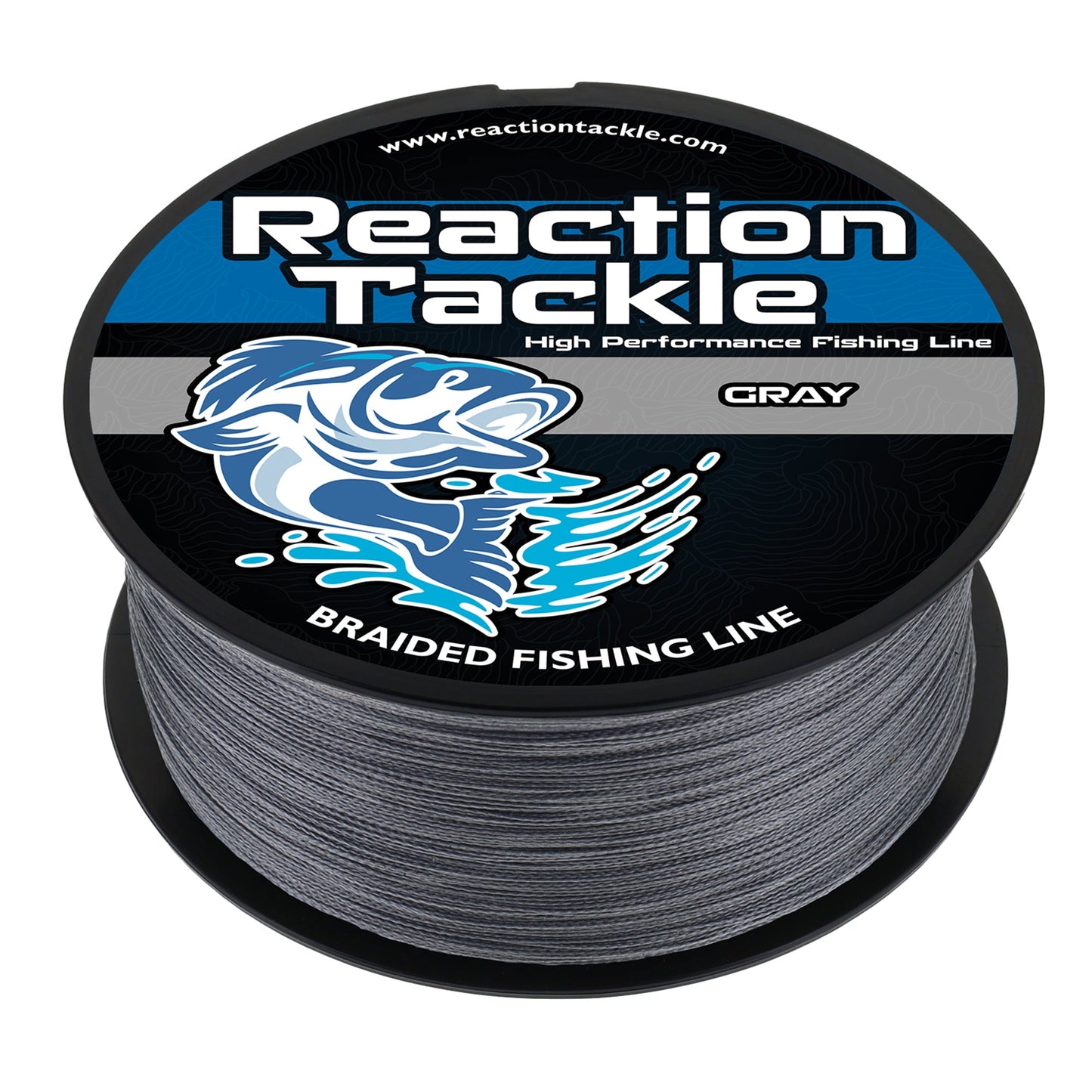 Reaction Tackle Braided Fishing Line - Gray - Tampa Home & Garden Store