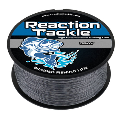 Reaction Tackle Braided Fishing Line - Gray - Tampa Home & Garden Store
