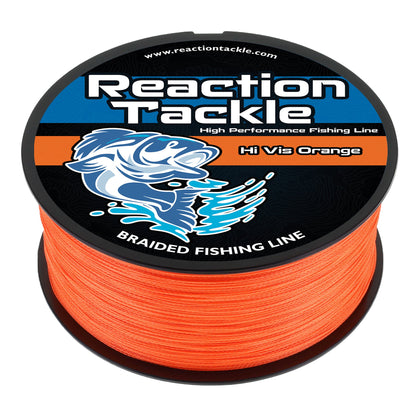 Reaction Tackle Braided Fishing Line - Hi-Vis Orange - Tampa Home & Garden Store