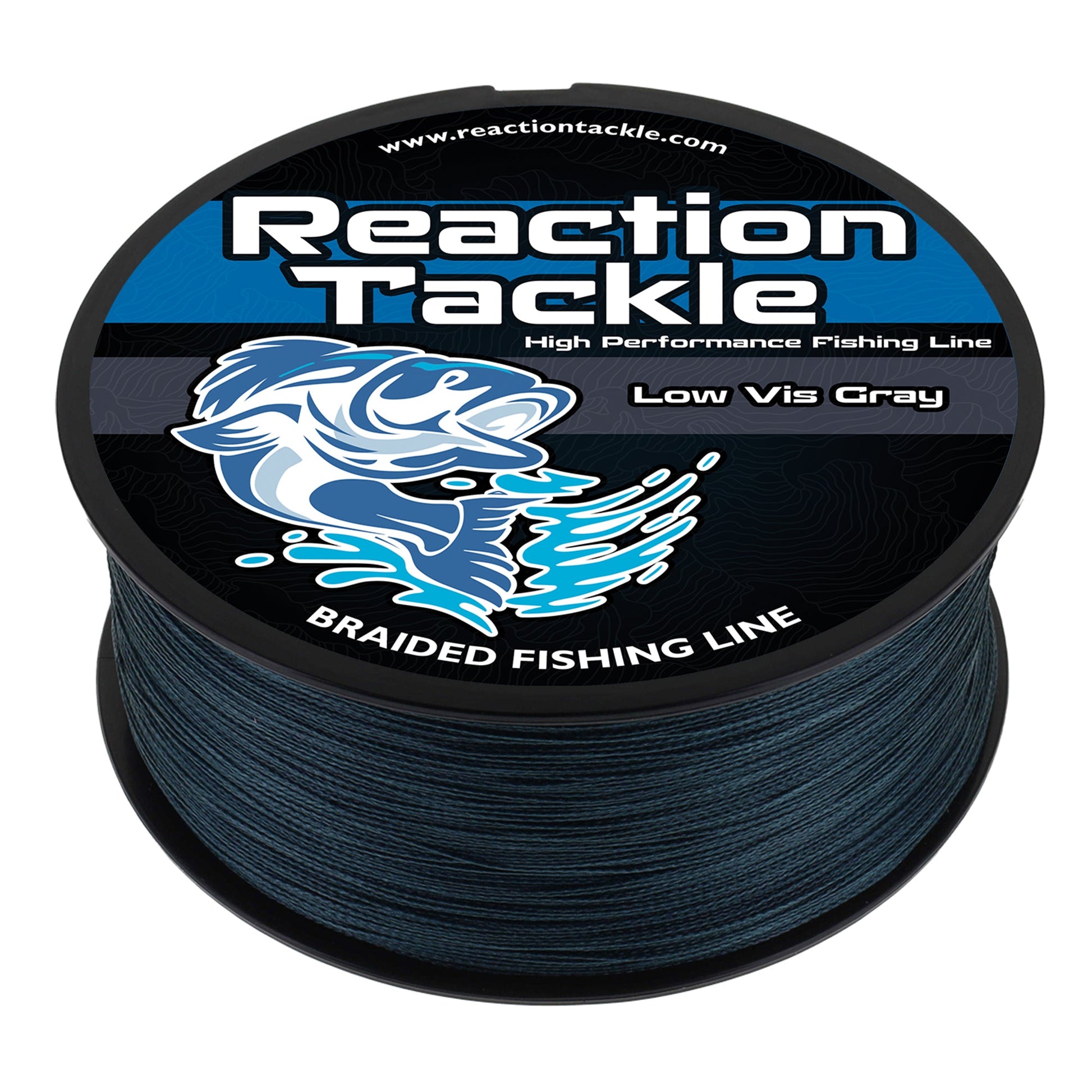 Reaction Tackle Braided Fishing Line - Low-Vis Gray - Tampa Home & Garden Store