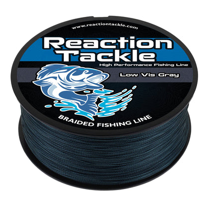 Reaction Tackle Braided Fishing Line - Low-Vis Gray - Tampa Home & Garden Store