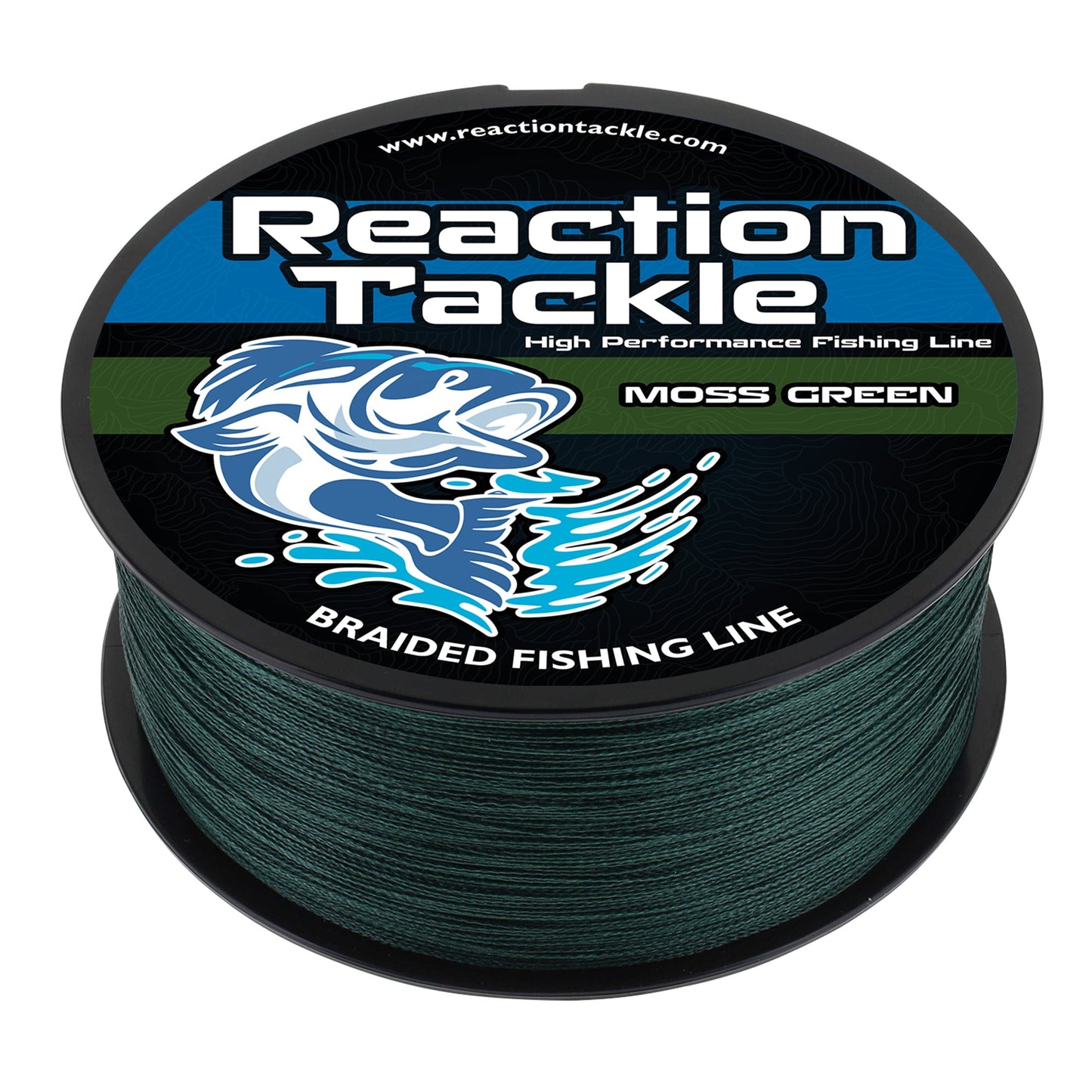 Reaction Tackle Braided Fishing Line - Moss Green - Tampa Home & Garden Store