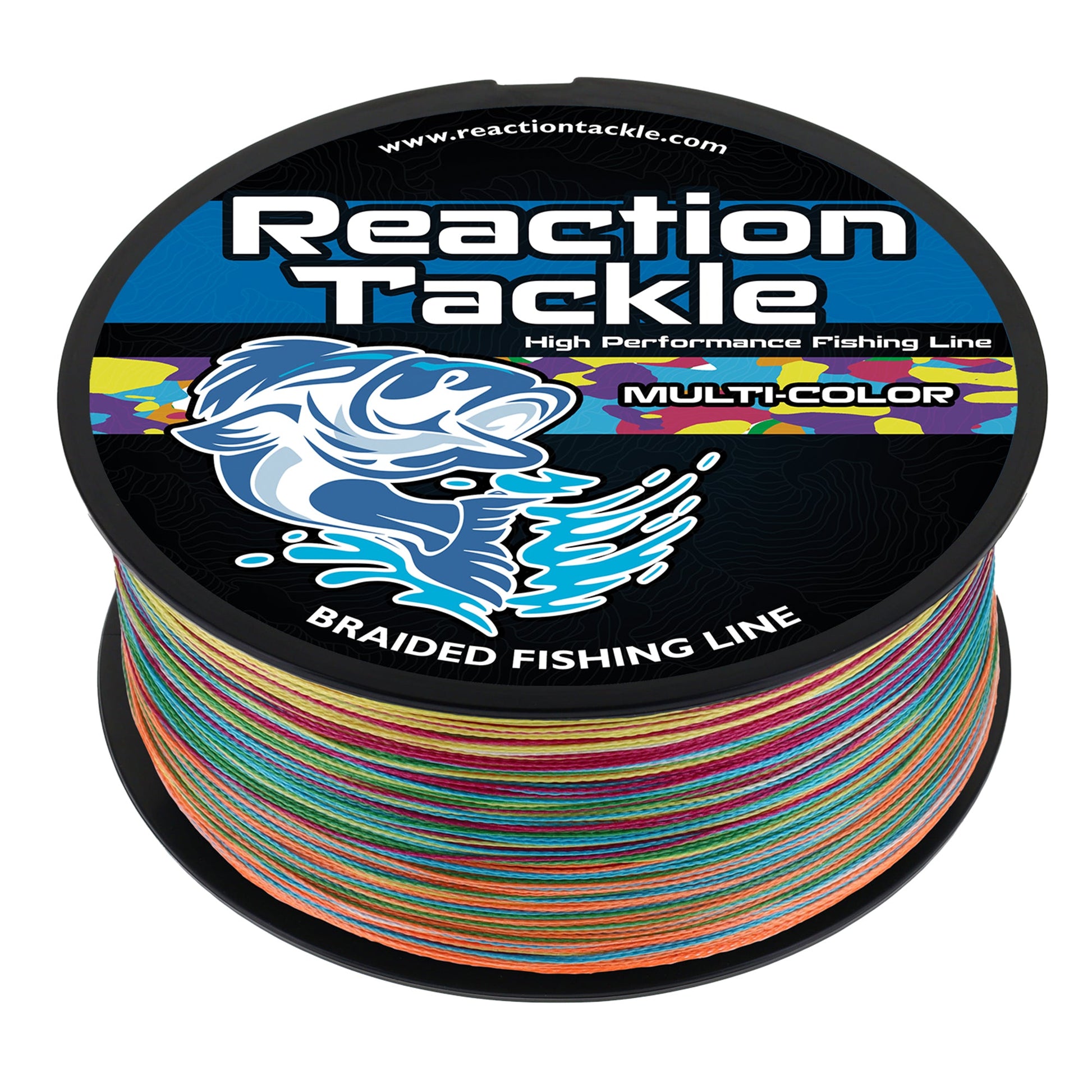 Reaction Tackle Braided Fishing Line - Multi-Color - Tampa Home & Garden Store