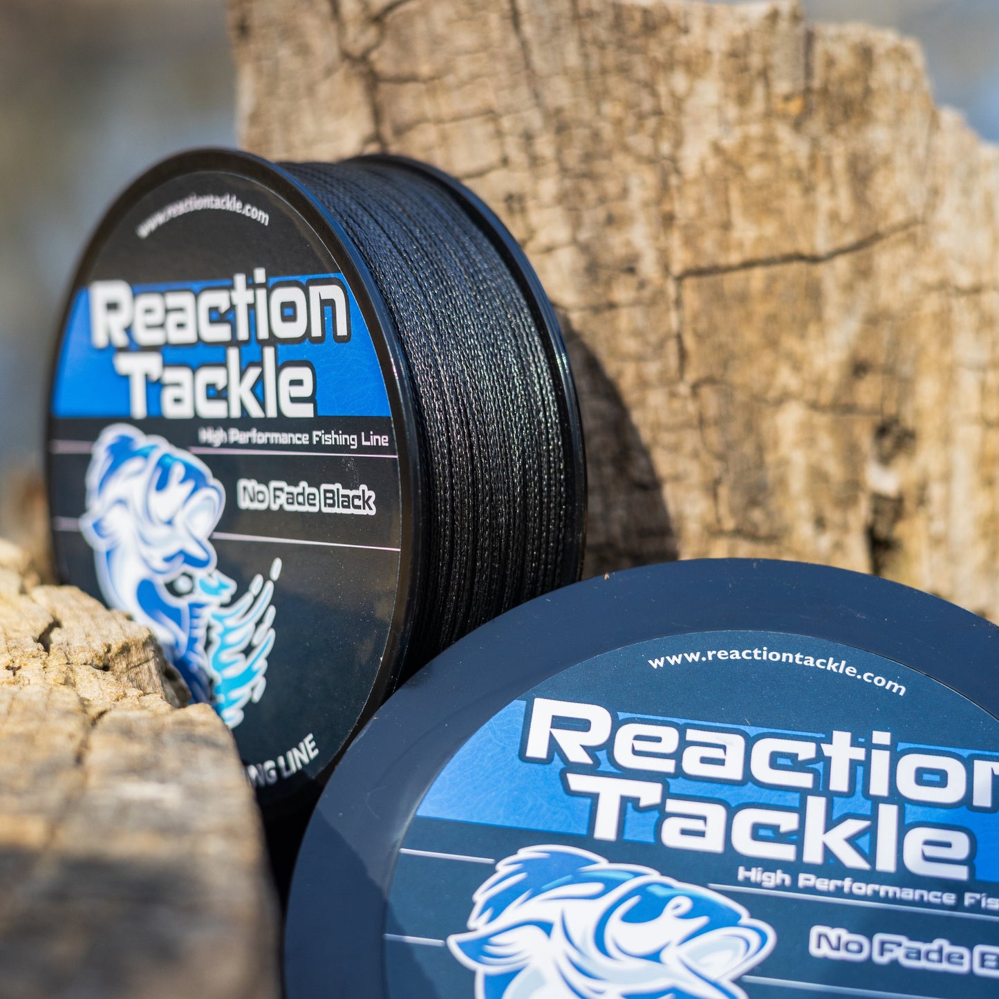 Ligne de pêche tressée Reaction Tackle - Noir inaltérable