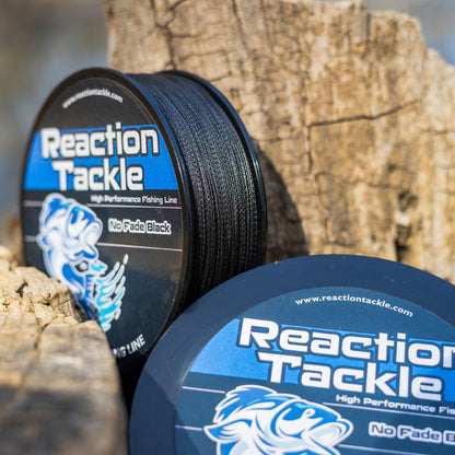 Ligne de pêche tressée Reaction Tackle - Noir inaltérable