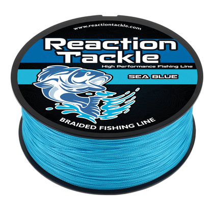 Reaction Tackle Braided Fishing Line - Sea Blue - Tampa Home & Garden Store