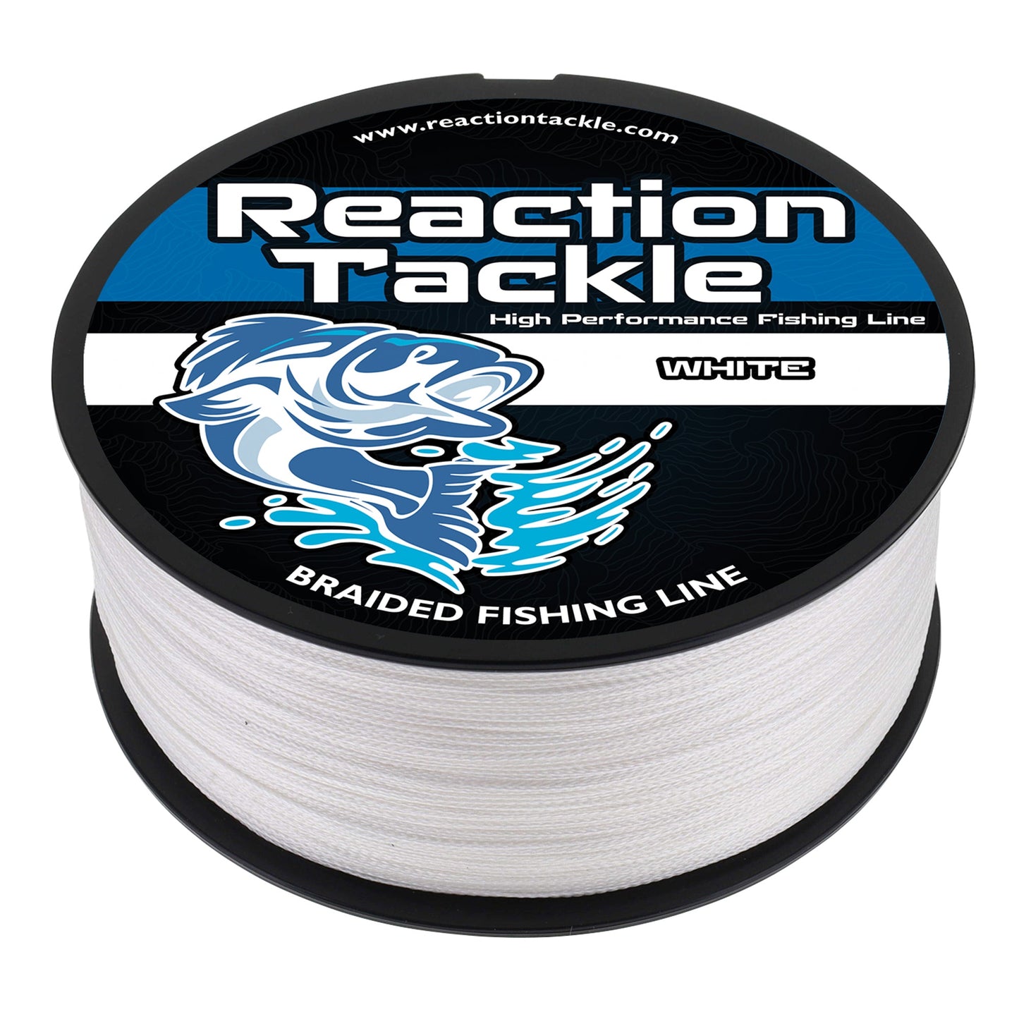 Reaction Tackle Braided Fishing Line - White - Tampa Home & Garden Store