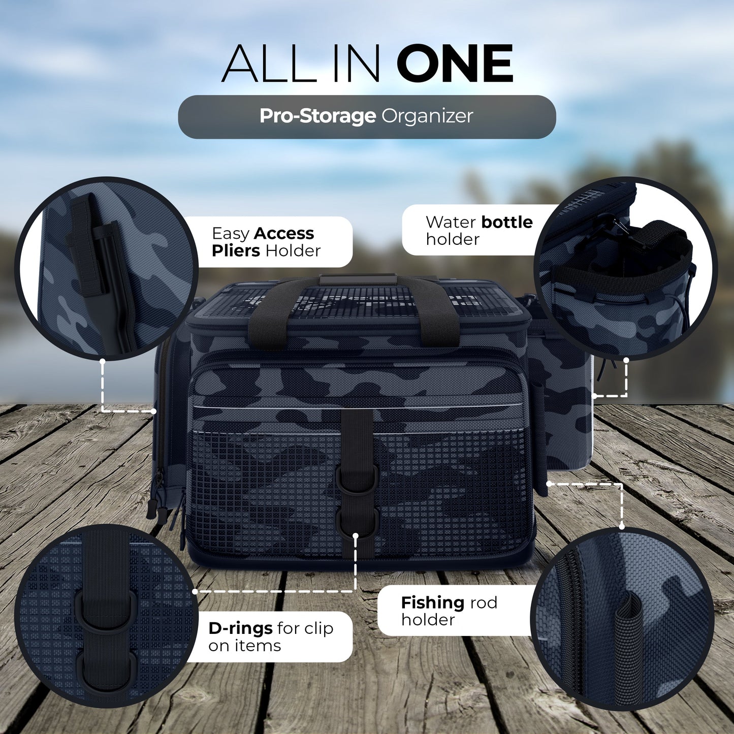 Reaction Tackle Camo Tackle Bag - Tampa Home & Garden Store
