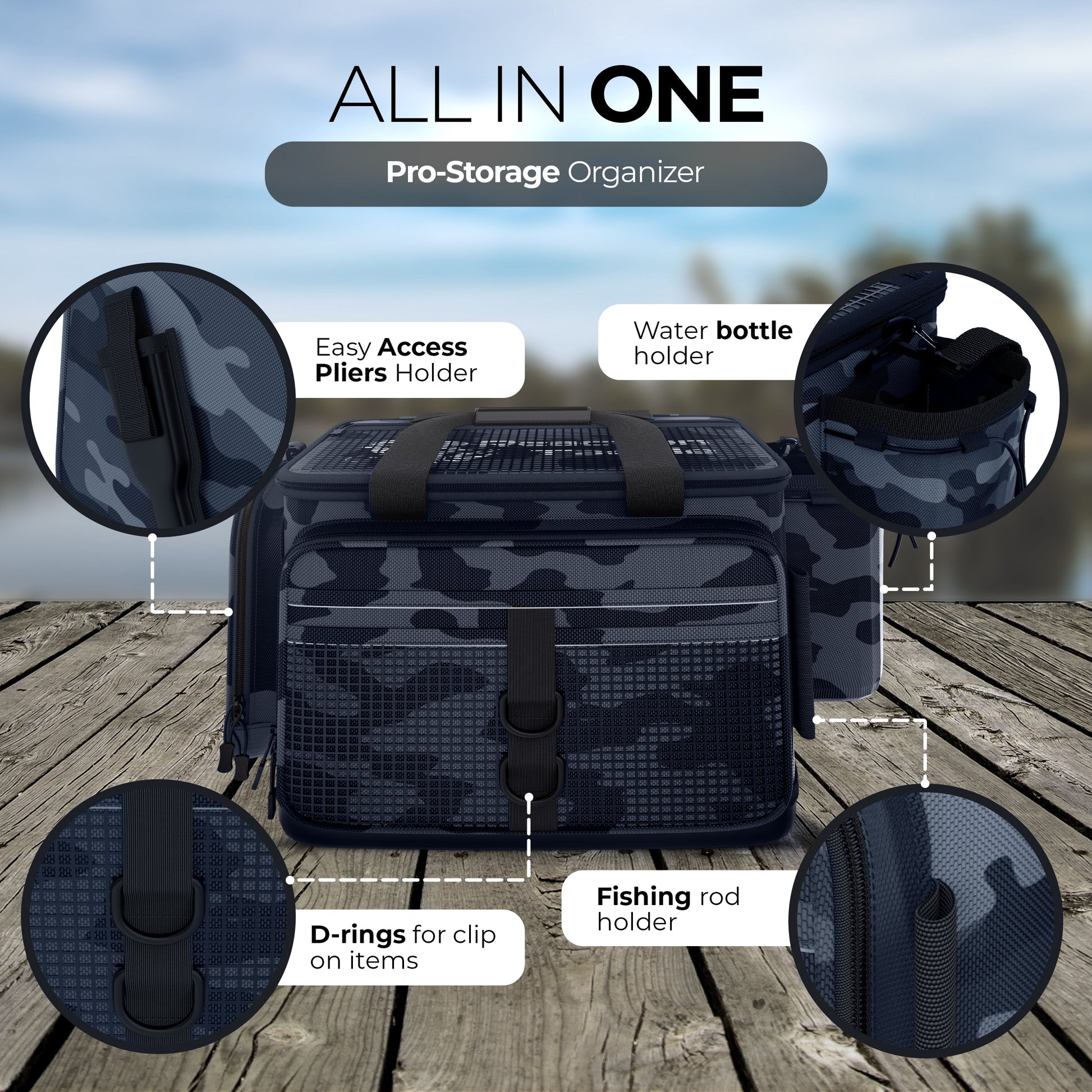 Reaction Tackle Camo Tackle Bag - Tampa Home & Garden Store