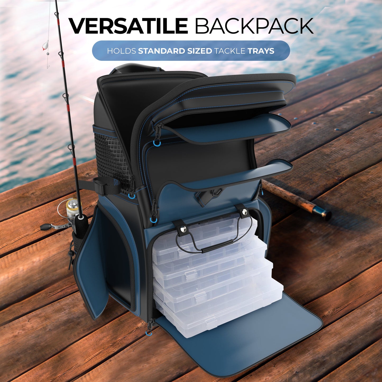 Reaction Tackle Fishing Backpack - Tampa Home & Garden Store