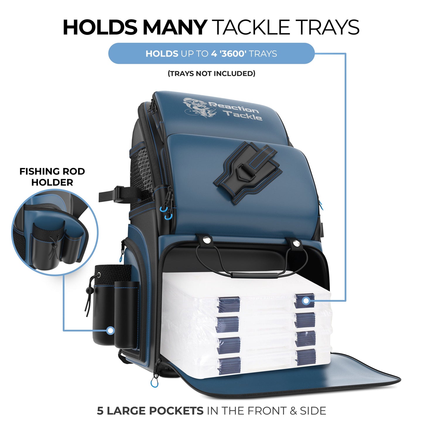 Reaction Tackle Fishing Backpack - Tampa Home & Garden Store