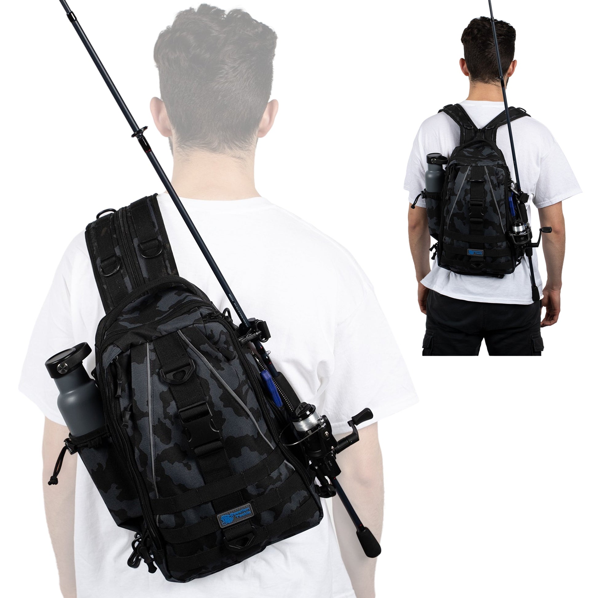 Reaction Tackle Fishing Tackle 2-in-1 Sling Bag/Backpack- 3 Sizes - Tampa Home & Garden Store