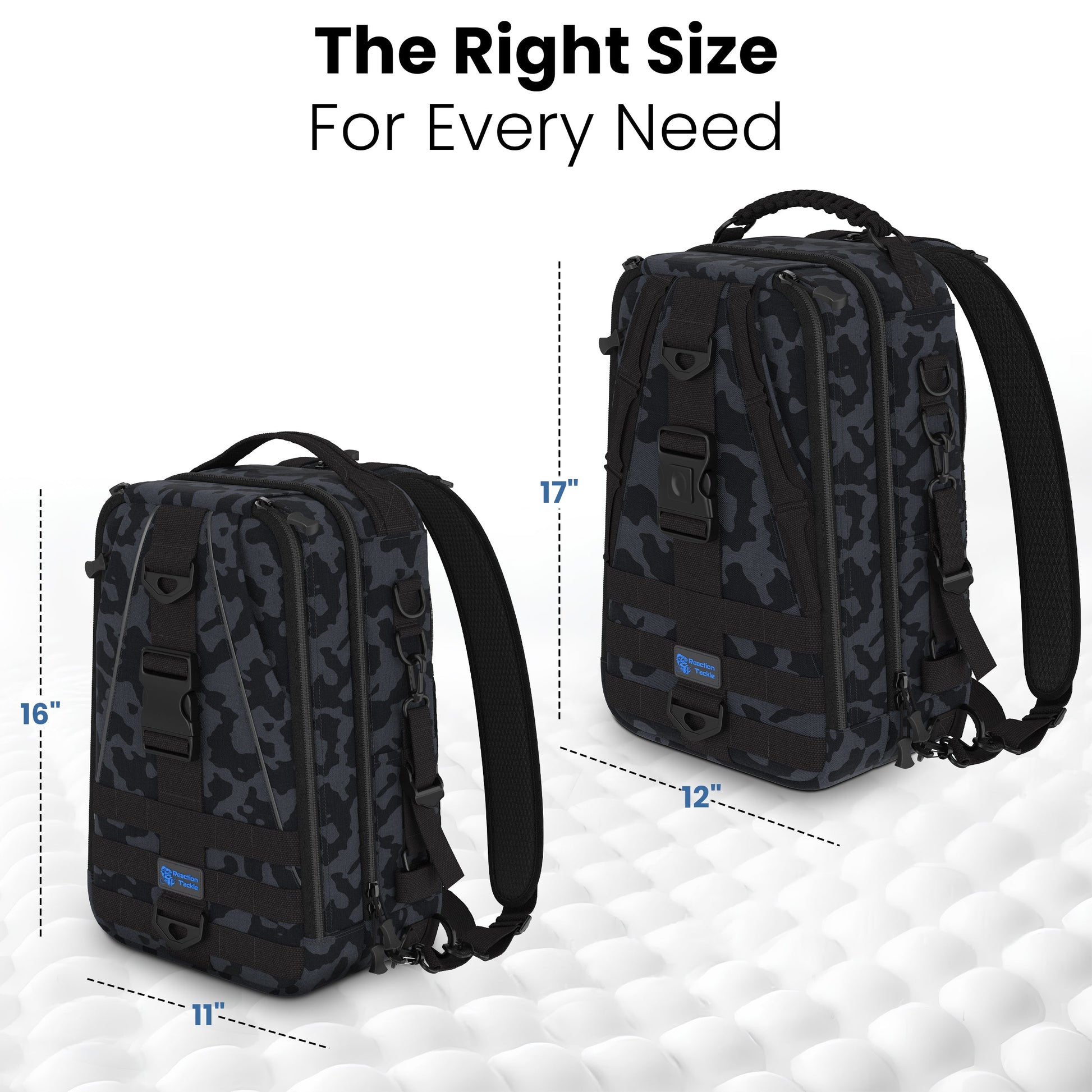 Reaction Tackle Fishing Tackle 2-in-1 Sling Bag/Backpack- 3 Sizes - Tampa Home & Garden Store