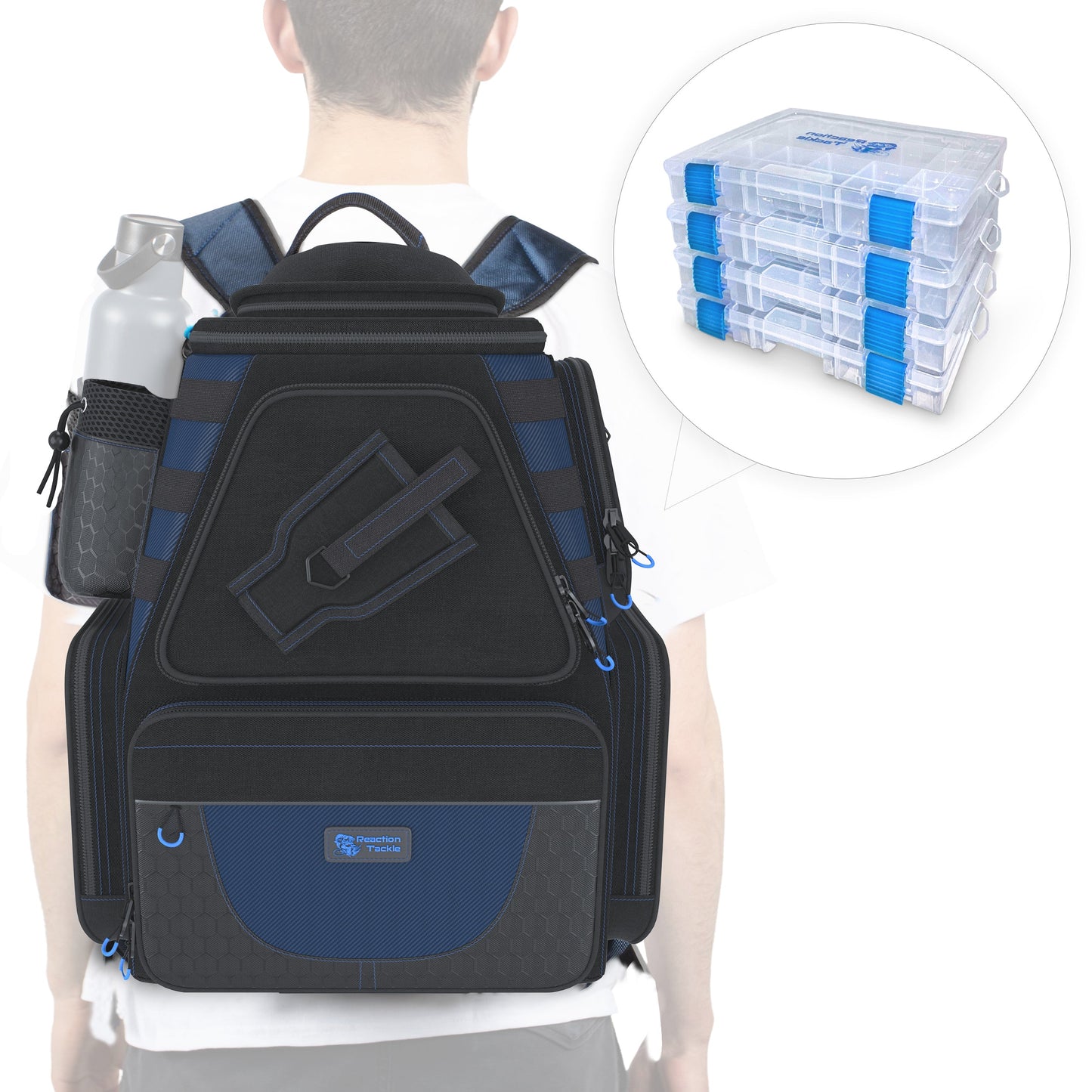 Reaction Tackle Fishing Tackle Backpack- Trays included - Tampa Home & Garden Store