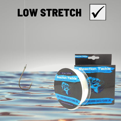 Reaction Tackle Fluorocarbon Coated Fishing Line - Tampa Home & Garden Store