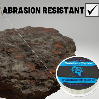 Reaction Tackle Fluorocarbon Coated Fishing Line - Tampa Home & Garden Store