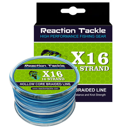 Reaction Tackle Hollow Core - 16 Strand Braided Fishing Line - Tampa Home & Garden Store